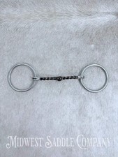 Twisted Sweet Iron Wire Ring Snaffle Bit, 5  