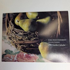 1992 Iowa State University Garden Calendar ISU Extension Flowers Horticulture