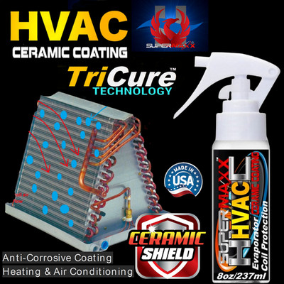 HVAC COIL COPPER ALUMINUM CORROSION PROTECTION ADVANCED CERAMIC CLEAR COATING