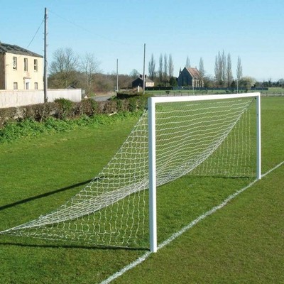 RS: Full Size Flat Run Back Fußballnetze 24 x 8 Fuß - 4 mm - Paar