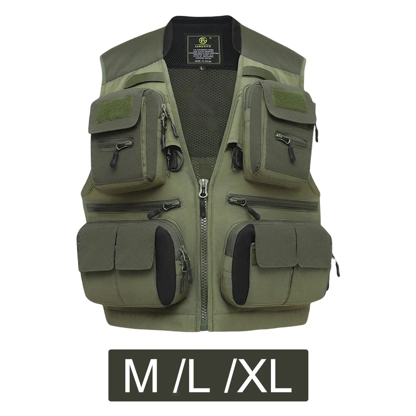 Nylon Sleeveless Jacket Waistcoat Utility Vest Fly Fishing Vest for Hiking