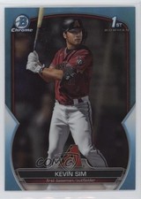 2023 Bowman Draft Chrome Sky Blue Refractor Kevin Sim #BDC-16 6k2