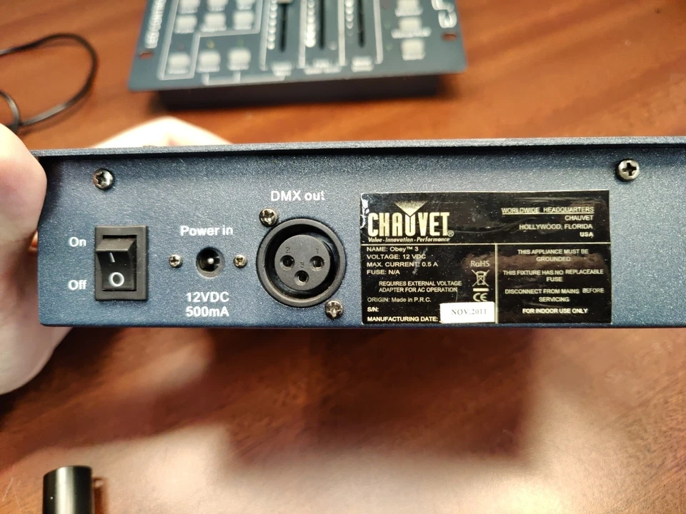 2 - Chauvet Obey 3 LED DMX controllers - Image 3 of 4