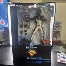 McFARLANE Mr. Terrific Deluxe Superman Theatrical Red Platinum Edition