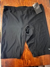 Costume da bagno uomo Nike slip nero NUOVO CON ETICHETTE mai indossato
