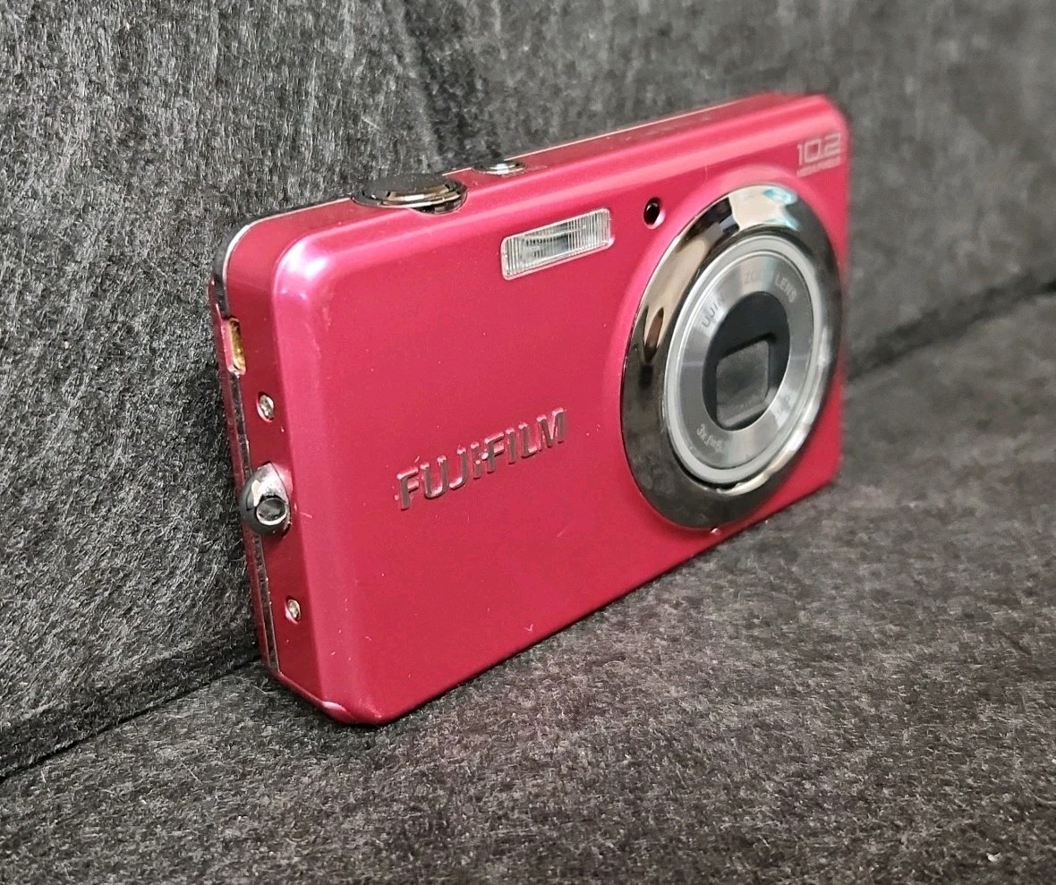 Fujifilm FinePix J27 10.2MP Digital Compact Camera Pink With