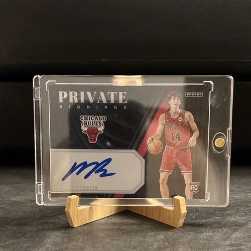 2024 Panini Private Signings Matas Buzelis Rookie Autograph Chicago Bulls
