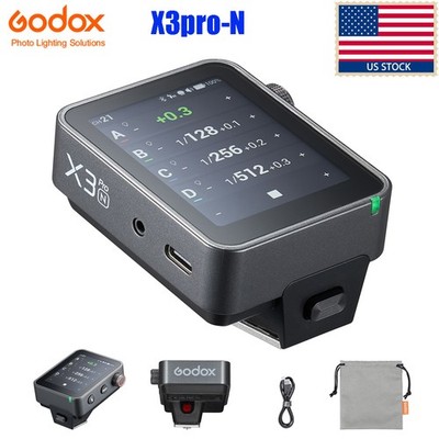 US Godox X3pro X3pro-N 2.4G TTL HSS Camera Flash Trigger Transmitter For Nikon