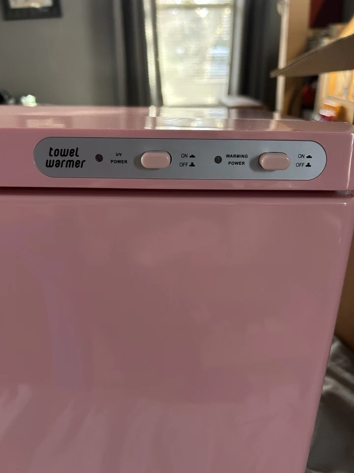 Brandneu Rosa 23 Liter Heißer Handtuchwärmer mit herausnehmbarem Innentablett - Bild 3 von 4