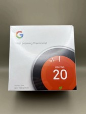 SEALED Google Nest Learning Thermostat 3rd Gen Stainless Steel Pro Edition UK