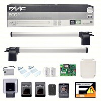 105632445 Faac Eco Kit Set 230V GrüNes Schwingtor Automatisierung Automatik