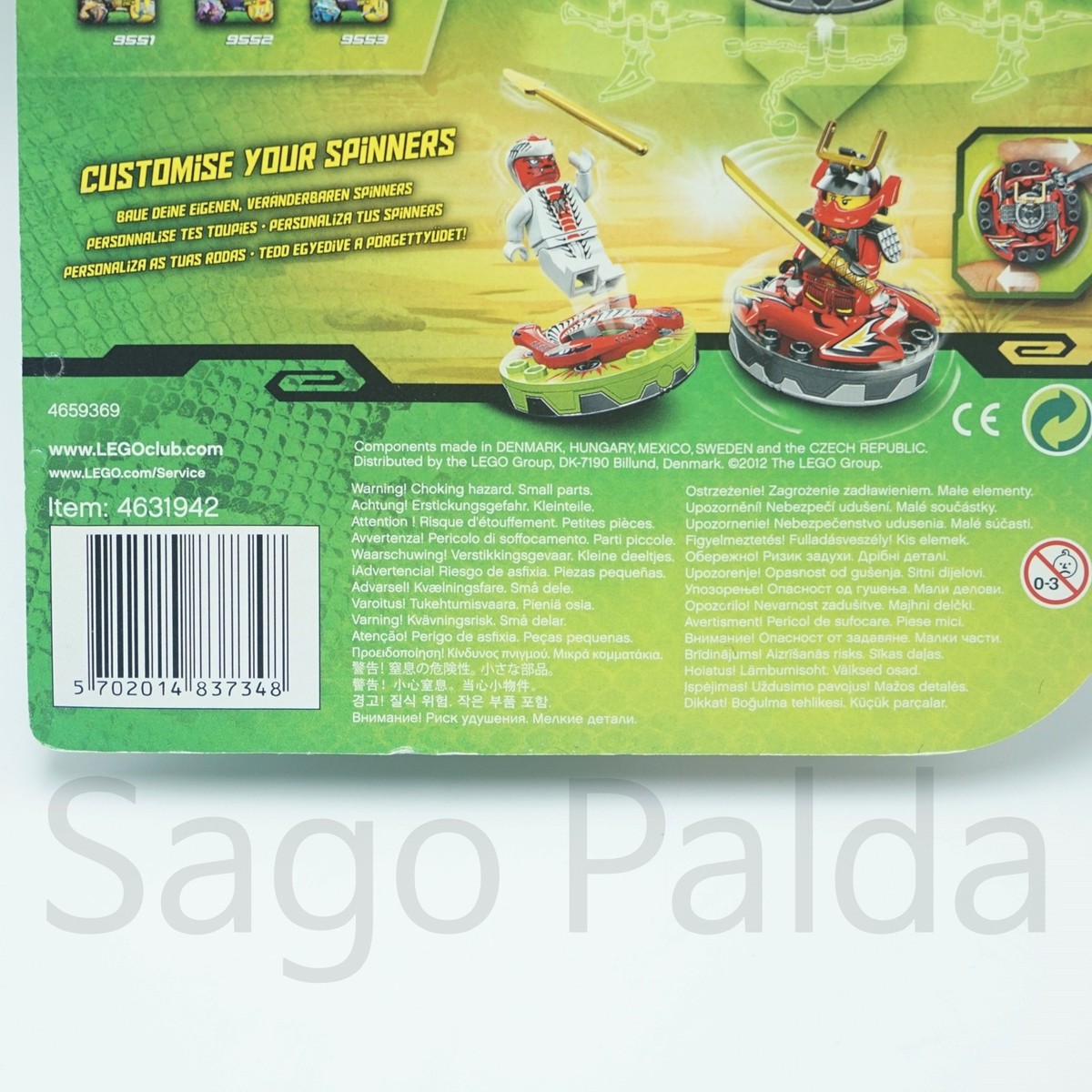 LEGO 9566 Ninjago Masters of Spinjitzu Samurai X 2012 NEW | eBay