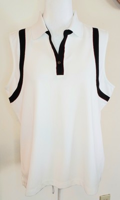 EP Pro Tour Tech Womens Single Snap Sleeveless Golf Shirt WYNDHAM RIO MAR RESORT