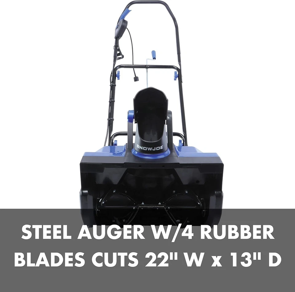 Lanzanieves eléctrico sin mantenimiento - ¡Compacto 22 pulgadas con motor de 14,5 amperios! Foto 4 de 4