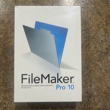 FileMaker Pro 10 Software for Windows and Mac Complete in Box SEALED