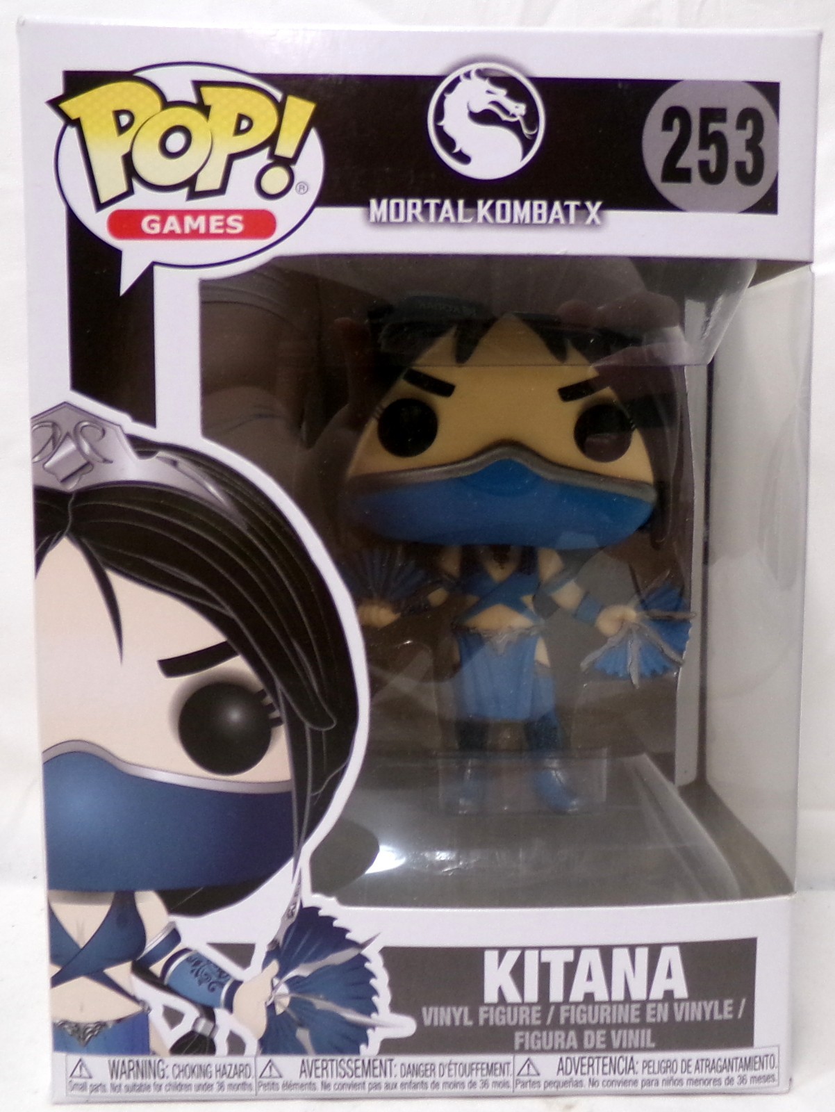 Funko Pop! Figura Vinilo Games Mortal Kombat X 253 Kitana Totalmente Nueva En Caja