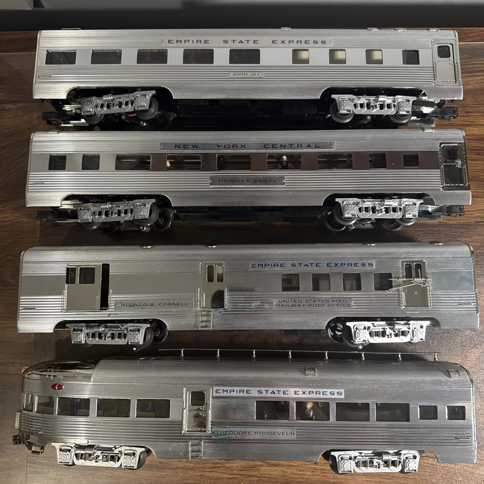 K-line New York Central Empire State Express 21 4 Car Passenger Set K4670B used - Image 2 of 4