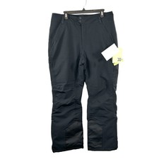 NWT All In Motion Men's Snow Pants Black Water Resistant Wind Resistance Sz L