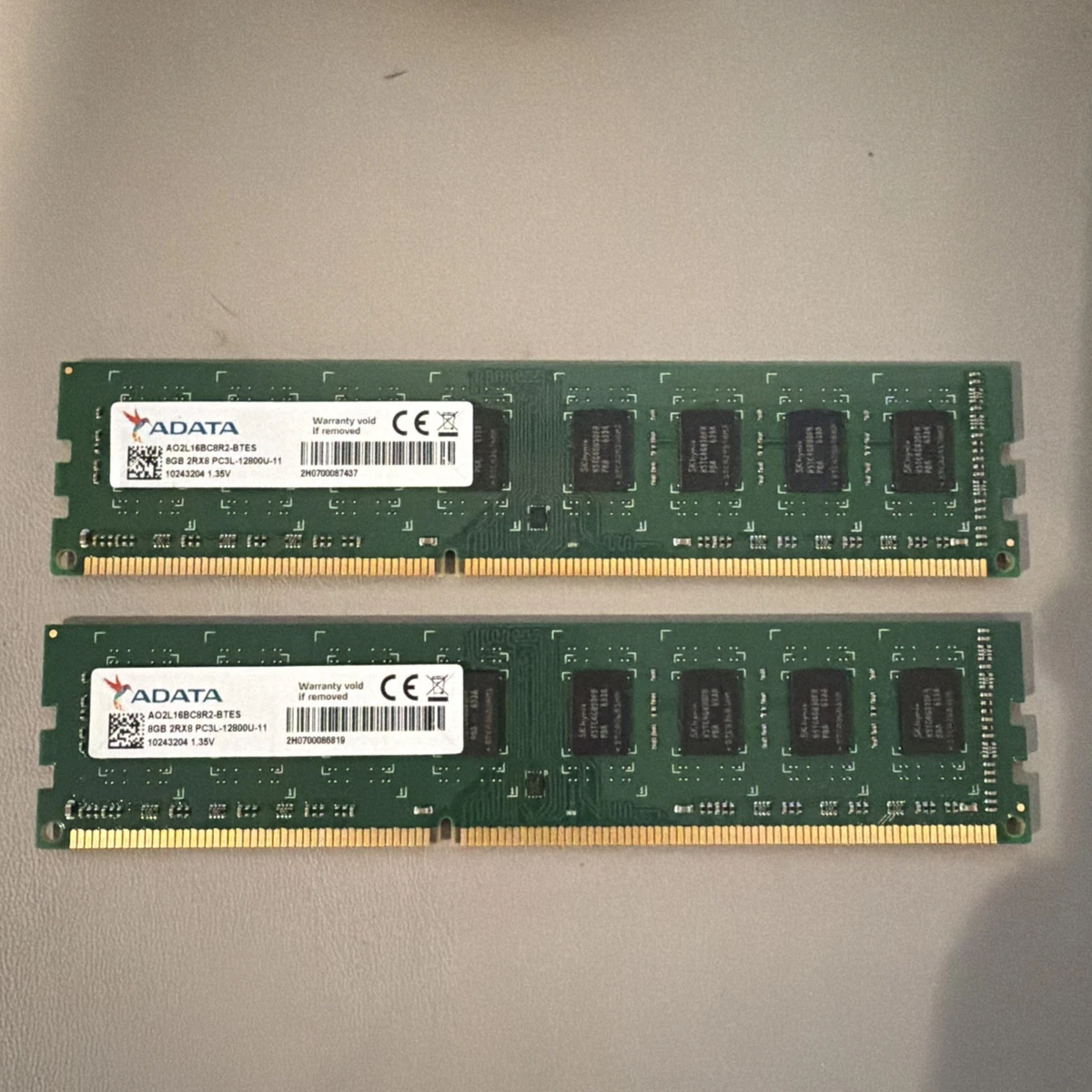 ADATA DDR3 SDRAM Computer Memory (RAM) for sale - eBay