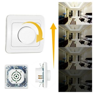 Dhl Led Dimmer Drehdimmer Schalter 220v 200w Fur Dimmbare Led Lampen Unterputz Ebay