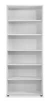 Wandregal Standregal BüCherregal BüCherwand Aktenregal Stehregal 6 FäCher Weiß