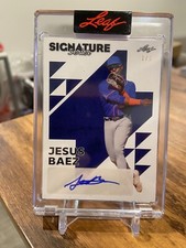 2023 Leaf Signature Series Jesus Baez Prospect Auto #1 of 1 🔥📈 Color Match