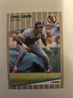 1989 FLEER BRIAN DOWNING #475 NM