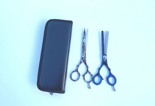 PROFI BARBER HAARSCHNEIDE + AUSDÜNNUNGSSCHERE BARBERSCHERE SET 6,5" - Bild 3 von 4
