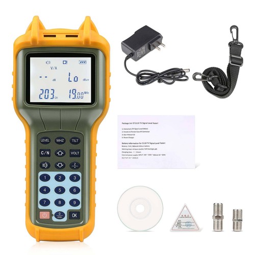 RY S110 CATV Cable TV Handle Digital Signal Level Meter DB Tester Easy to Use - Picture 9 of 10