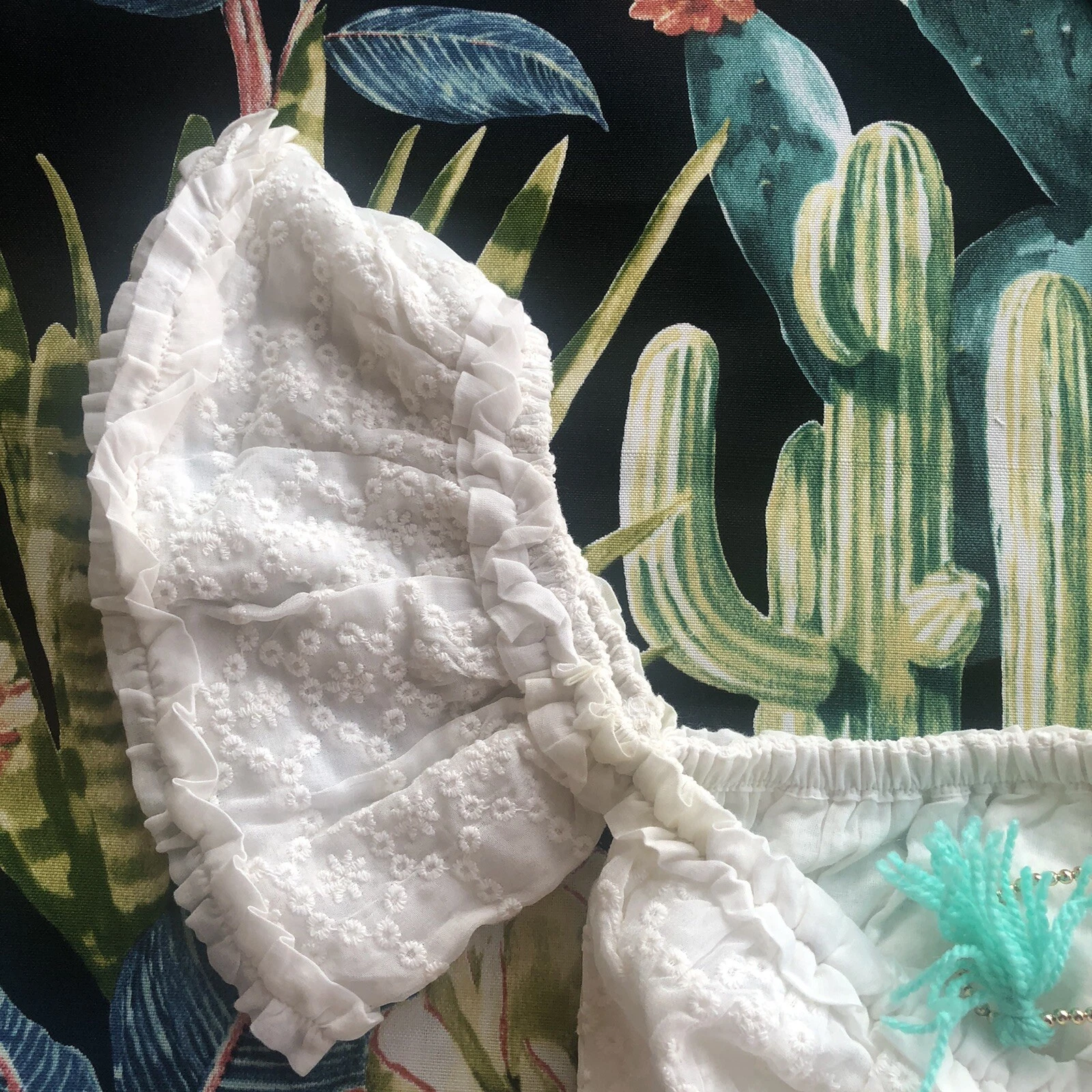 OFF WHITE Sundress Noa Romper Georgette Occhiello Cintura Bianca XS S Nuovo con etichette $141