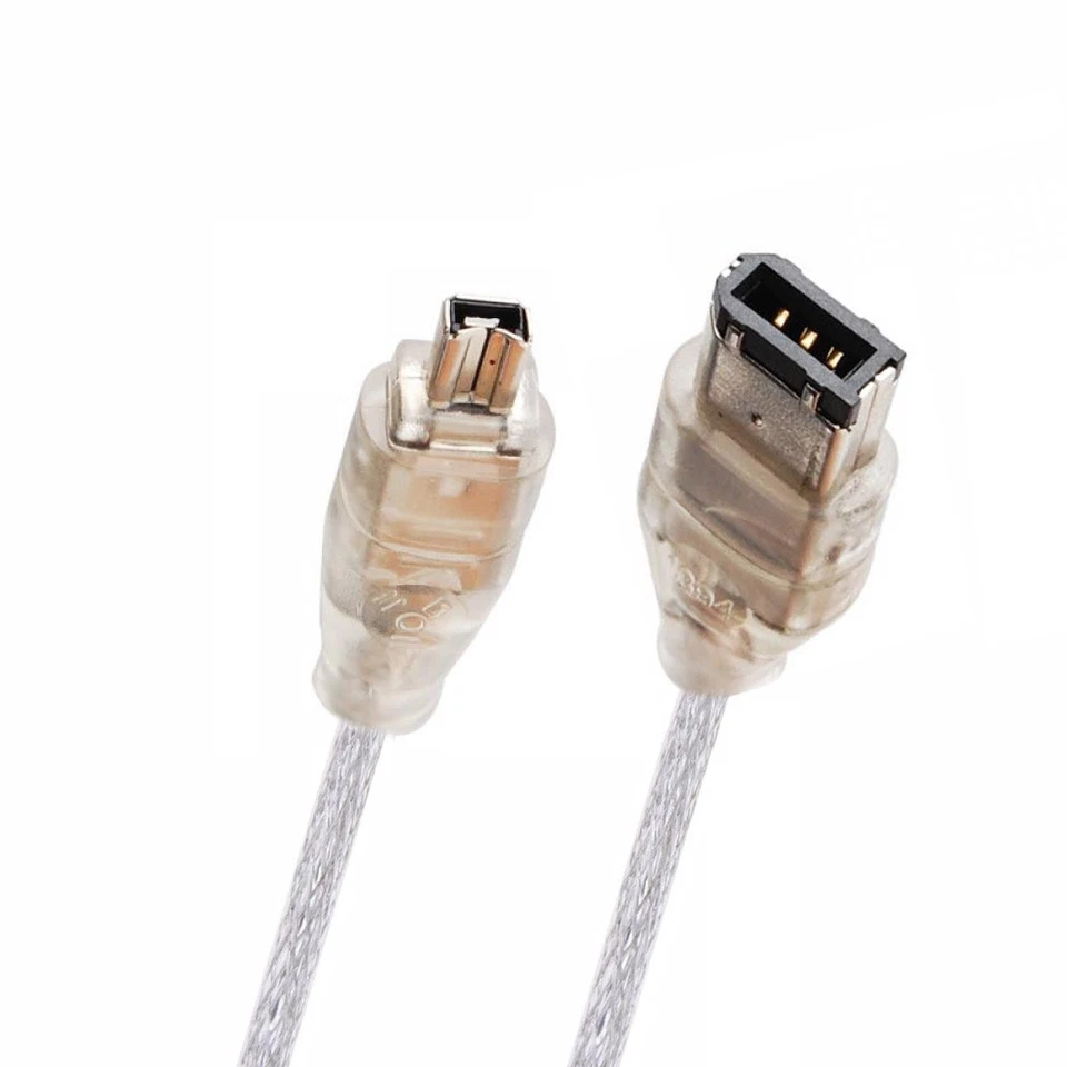 IEEE Firewire 1394 Cable 4 Pin to 6 Pin 4-6 Pin link Cable Wire 2.5 Ft - Image 4 of 4