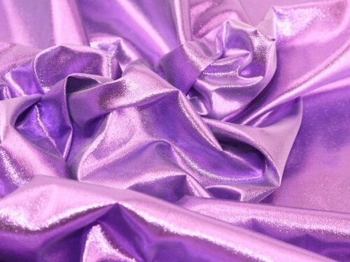Minerva Papier Metallic Lahm Stoff Lila - Meterware - Bild 1 von 1