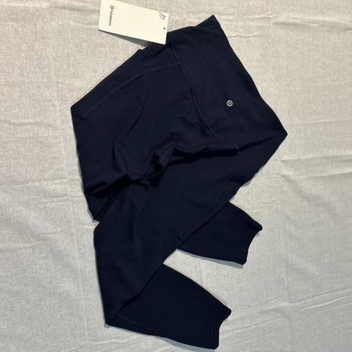 Pantalón de tiro alto Lululemon Align 25" - TRVN azul con bolsillos NUEVO talla 8 - Imagen 4 de 7