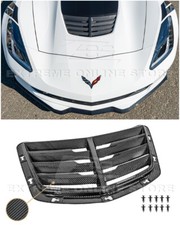 For 14-19 Corvette C7 Z06 Gm Factory Style Carbon Fiber Hood Vent Louver Cover For 14-19 Corvette C7 Z06 Gm Factory Style Carbon Fiber Hood Vent Louver Cover