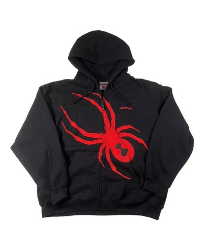 Größe XLarge - Supreme FW24 SPYDER Graphic Zip Up (Black)