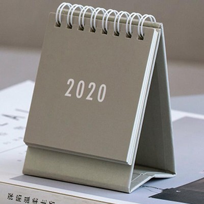 2020 Desktop Paper Calendar Folding Mini Desk Calendars 12 Month