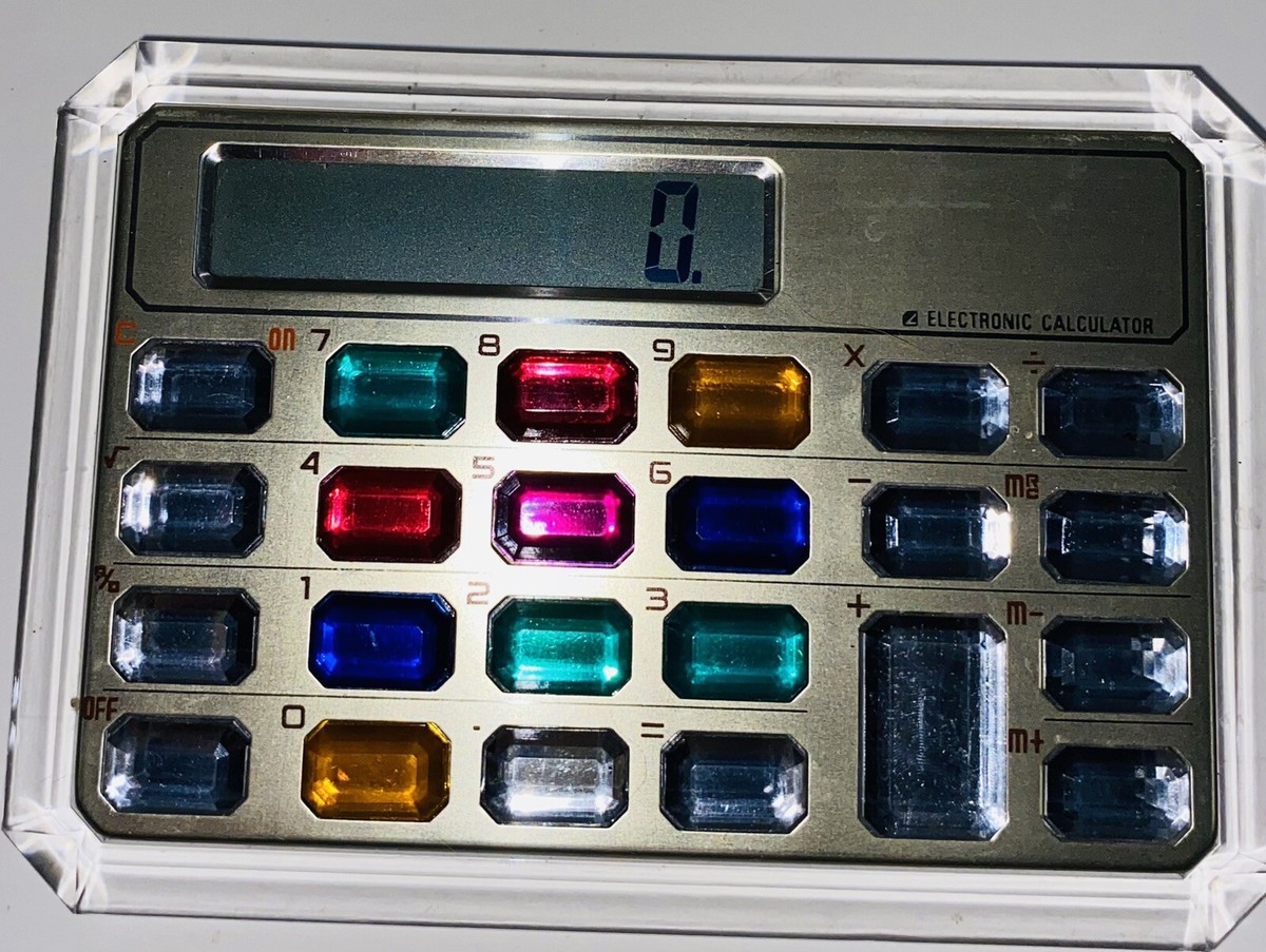 Vintage Jewel Handheld Electronic Calculator Gems 1980s | eBay Vintage Jewel Handheld Electronic Calculator Gems 1980s | eBay
