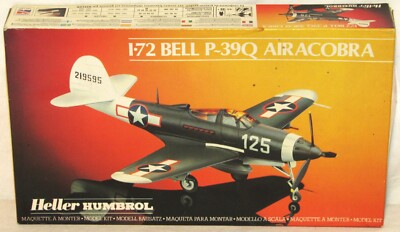 Heller Humbrol #80271 Bell P~39Q AirAcobra 1:72 Scale Open Box - NOS