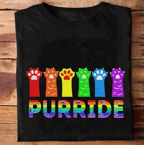 Purride LGBTQ+ Cat Footprint LGBT Pride 