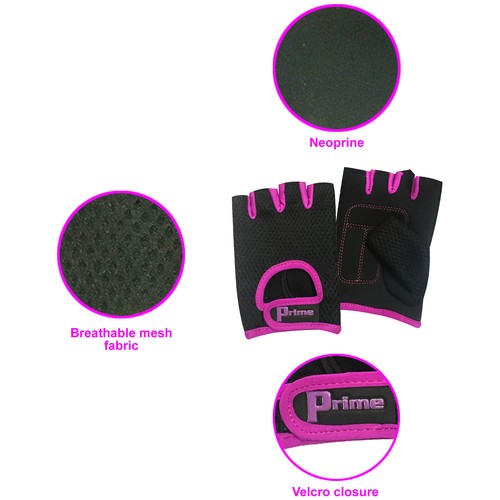 Halbfinger Damen Fahrrad Gewichtheben Training Bus Fahren Handschuhe Fingerlos - Bild 19 von 40