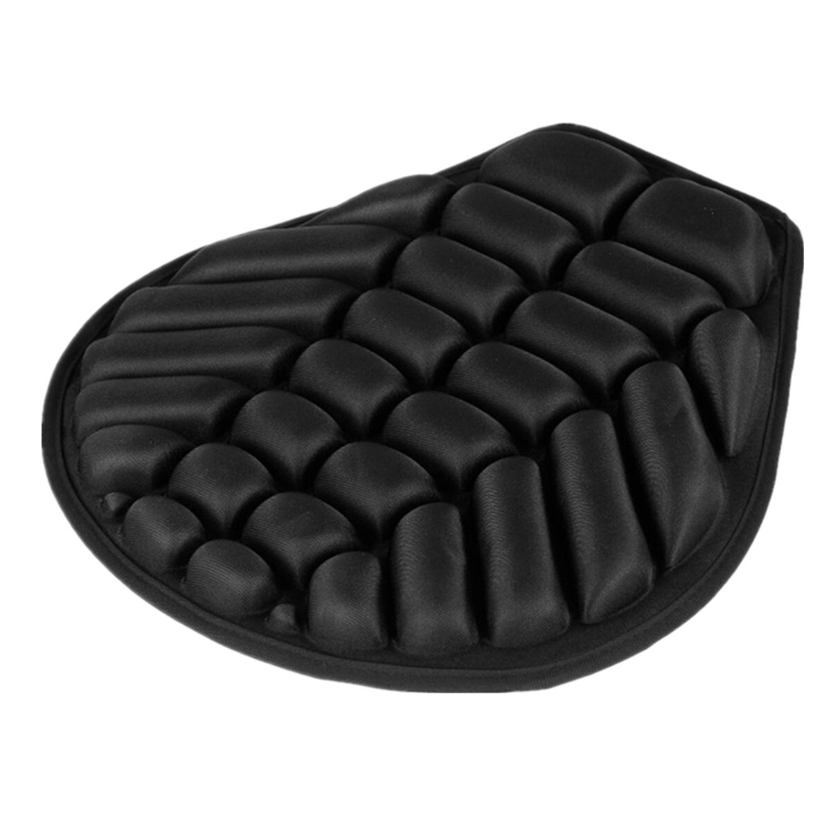 Motorcycle 3D Comfort Seat Cover Cushion Inflatable Non-slip Pad Sunscreen Mat