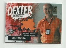 Dexter TV Show Seasons 4 COSTUME TRADING CARD C.S. Lee as Vince Masuka 