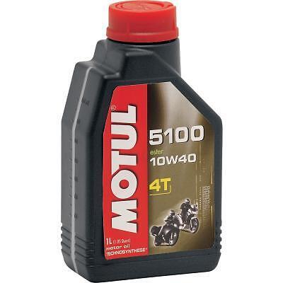 Motul 5100 4T Synthetic Ester Blend Motor Oil 1L. 10W40 #104066