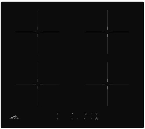 Vitrocerámica- placa induccion marco 59x 52cm 7,4 kW 4 fuegos 9 niveles potencia - Imagen 2 de 5