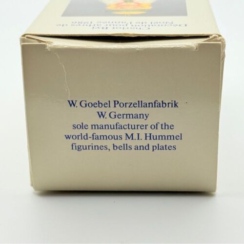 Goebel Hummel Santa Lucia Bell Christmas Ornament Dated 1986 VTG - Picture 11 of 13