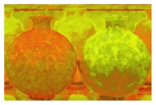 Antique Vases, 12"x16", Fine Art Museum Quality Print