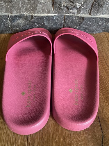 Kate Spade Two Tone Pink Slides Women’s Size 7 Fun/Comfy - Picture 6 of 9
