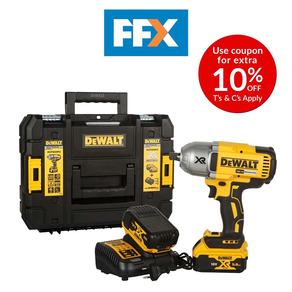 DeWalt DCF899P2 XR High Torque Impact Wrench 1 2