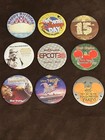 Lot of 9 Disney Resorts Cast Member Pin back Buttons