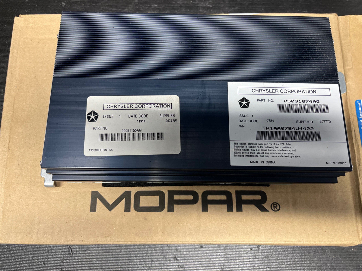 2014-2017 Jeep Cherokee Uconnect OEM Radio Amplifier MOPAR AMP